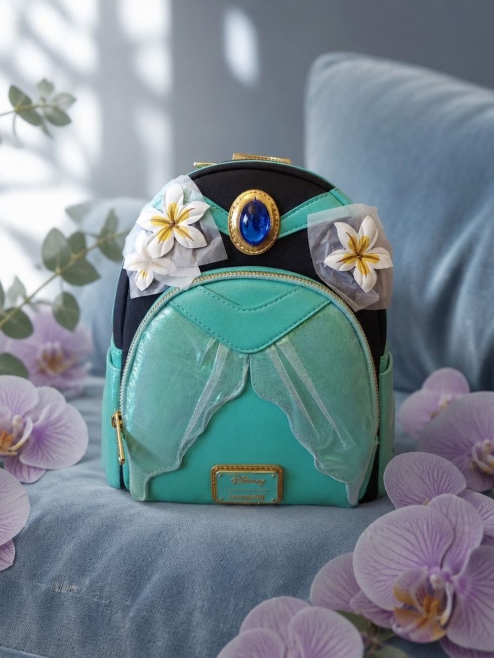 Disney Princess Jasmine Glitter Cosplay Mini Backpack